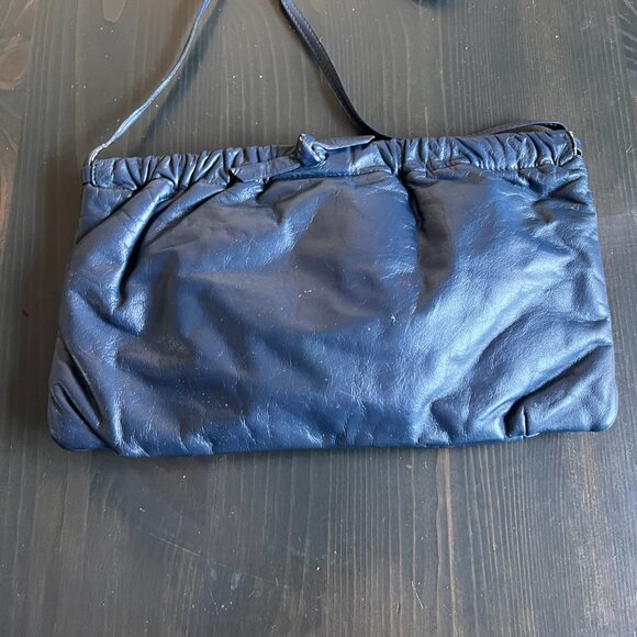 Vintage Anne Klein for Calderon Blue handbag - Picture 4 of 6